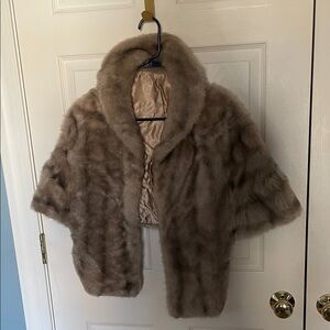 Elegant Faux Fur Shawl in Brown Regina glen area by glen out